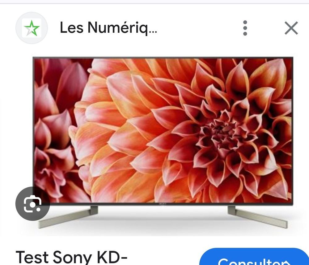 SONY BRAVIA LED HAUT DE GAMME Photos/Video/TV
