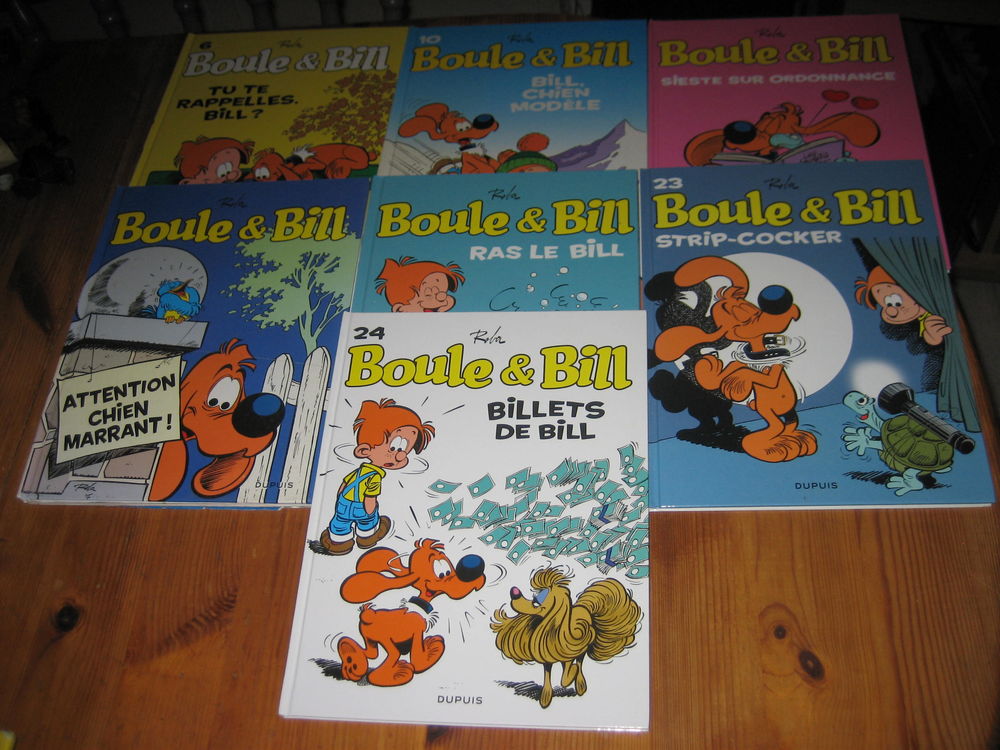 lot 7 bd BOULE ET BILL nouvelle serie avec fresque DUPUIS Livres et BD