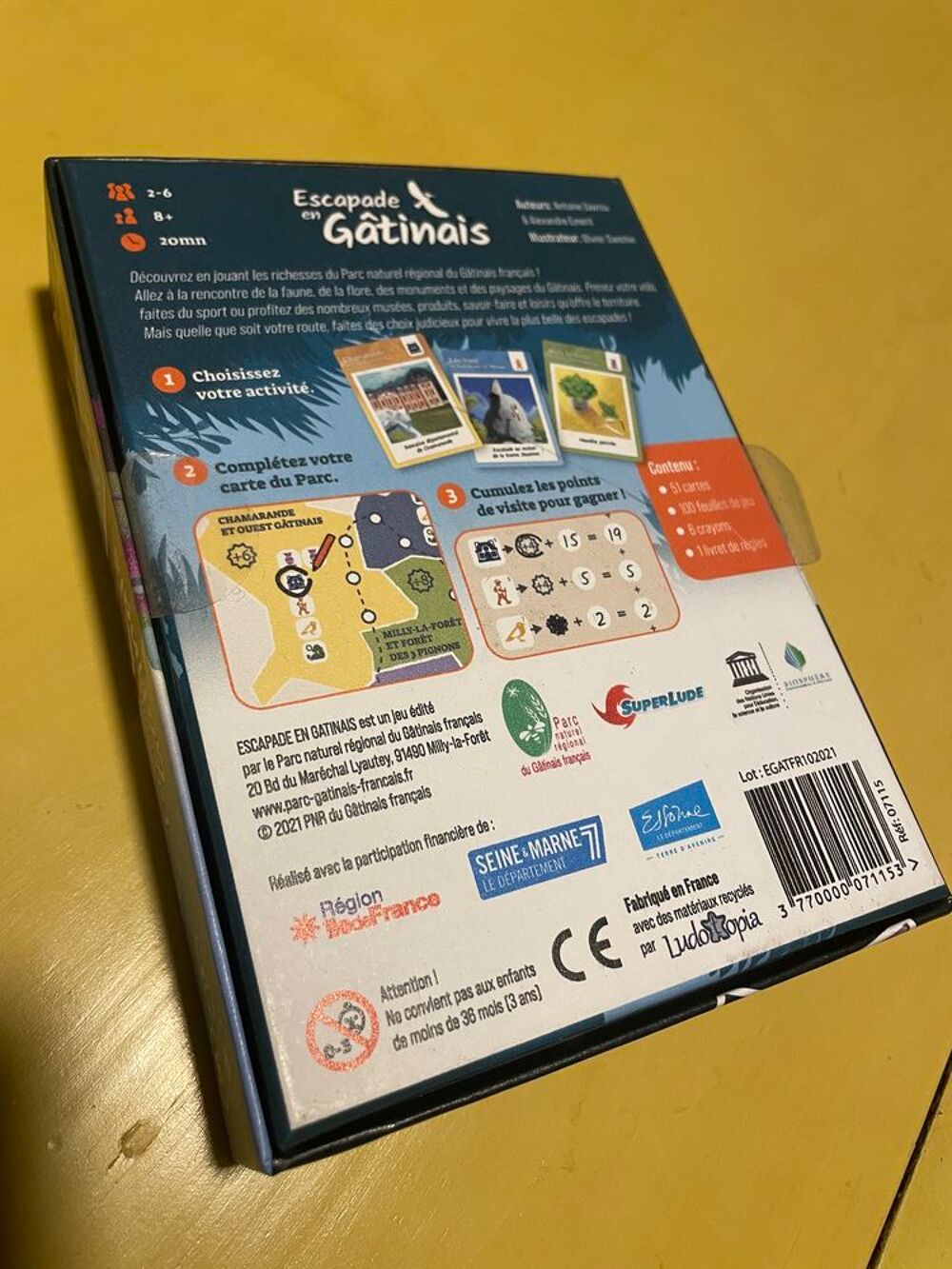 Jeu Escapade en G&acirc;tinais Jeux / jouets