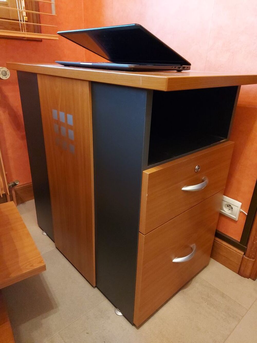 MEUBLE BUREAU EN TECK Meubles