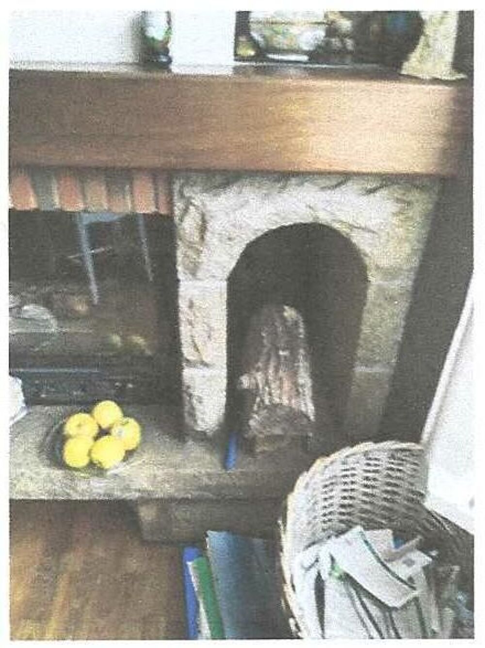 Chemin&eacute;e en pierre Décoration