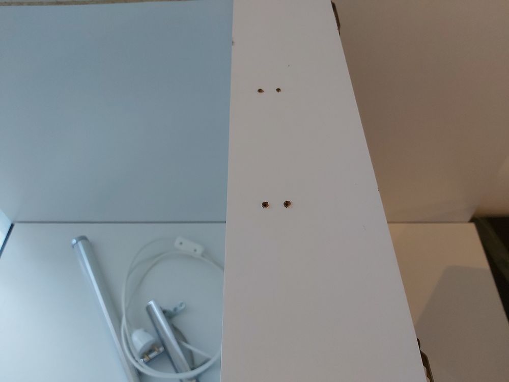 Miroir + applique led 10W 57cm Meubles