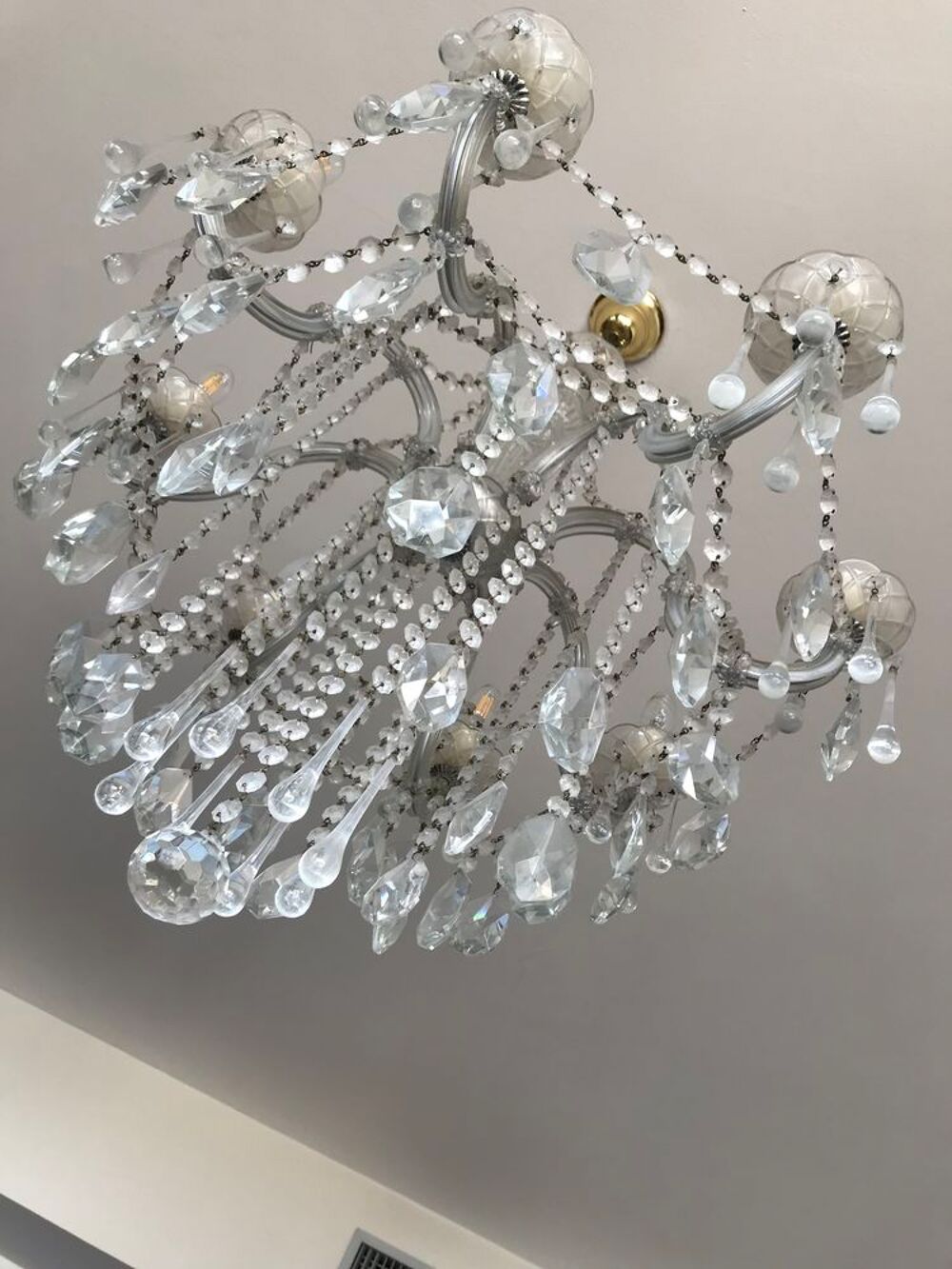 Lustre cristal de venise Décoration