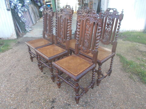 six chaises ancienne faire prix  150 Saran (45)