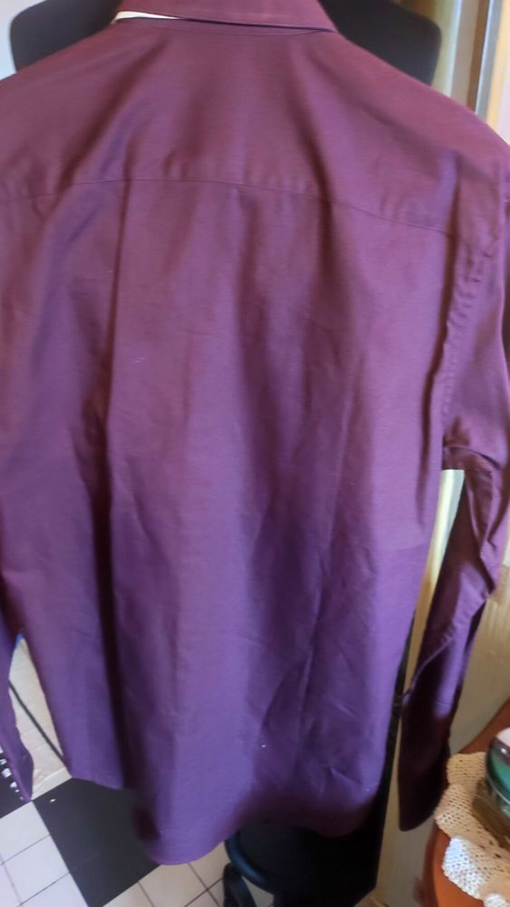Chemise homme bordeaux Lanvin taille 38 Vêtements