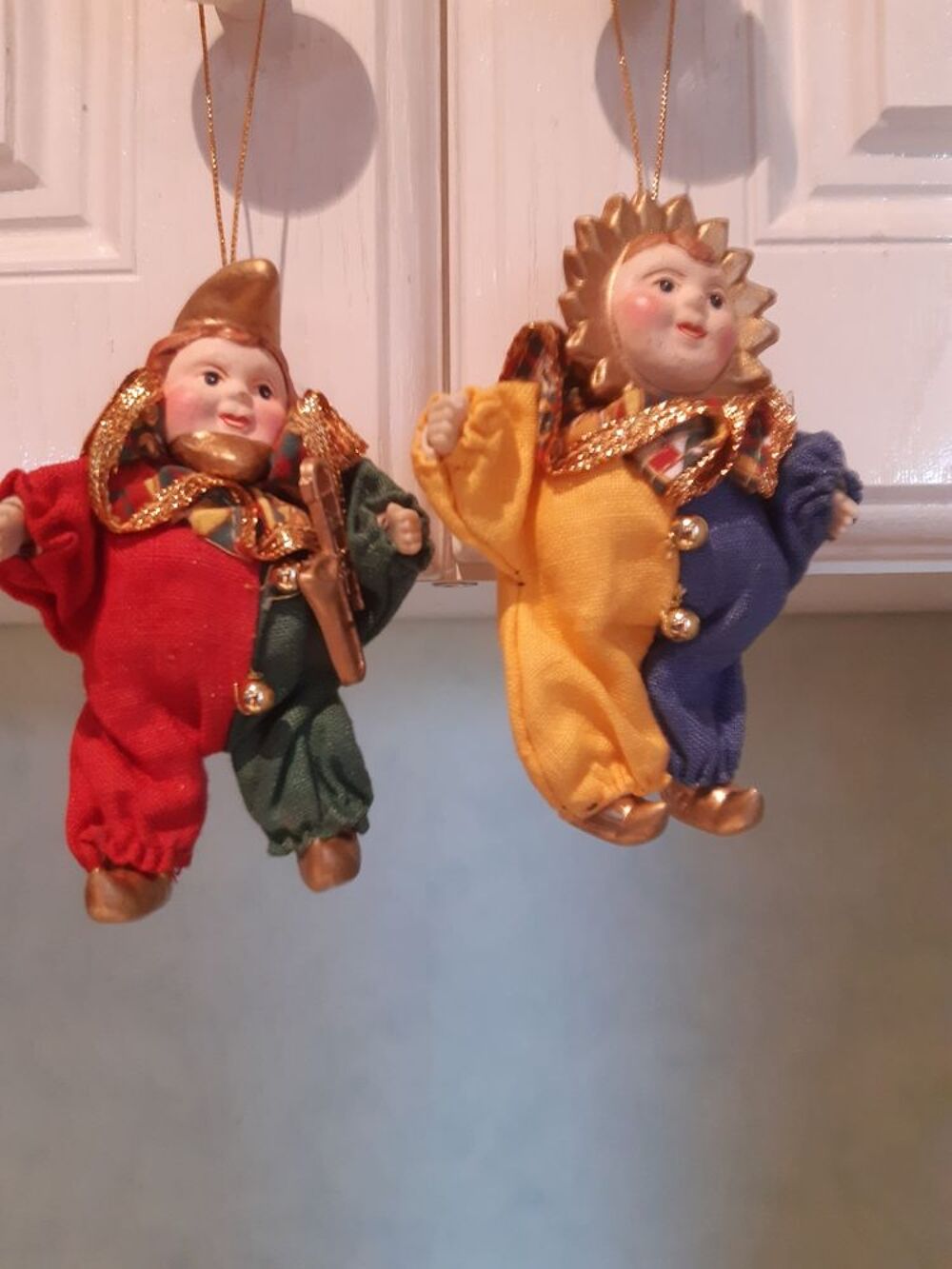 3 personnages a suspendre Décoration