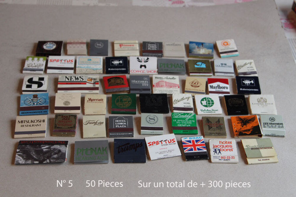 Collection boites allumettes

