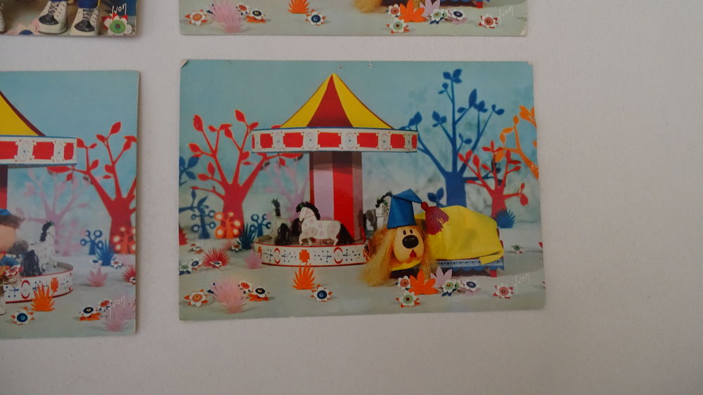 LOT 6 DE CARTES POSTALES Le Man&egrave;ge enchant&eacute; 