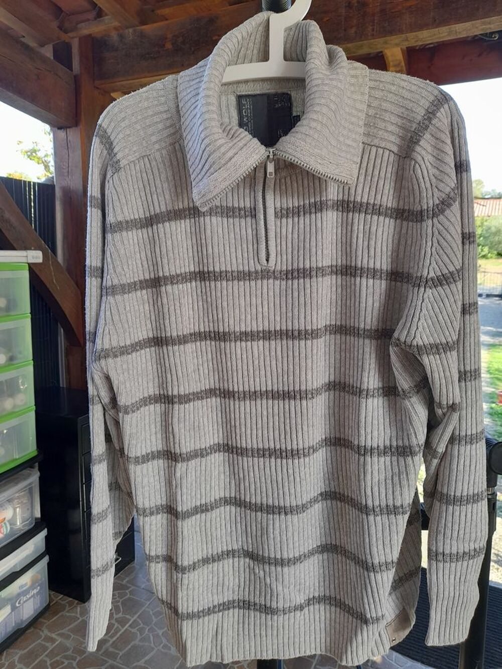 Pull camionneur large col 2XL Vêtements