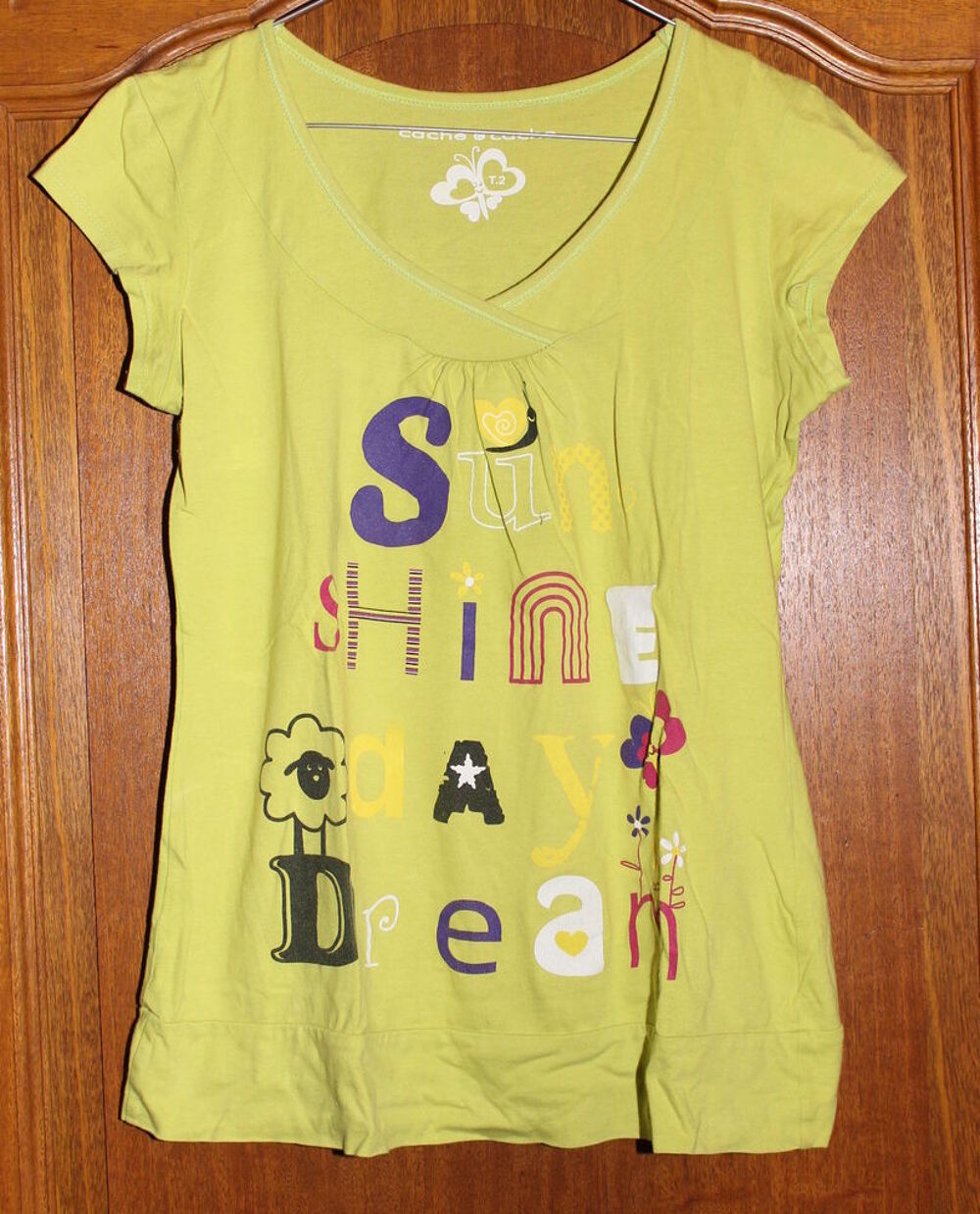 T-shirt vert anis Vêtements