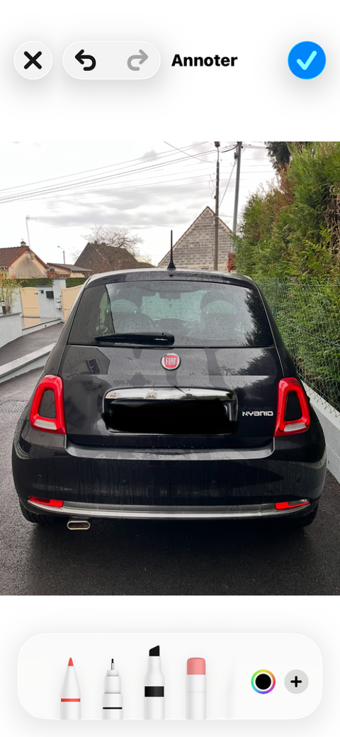 Fiat 500 1.0 70 ch Hybride BSG S/S Dolcevita Plus 2022 occasion Chauny 02300