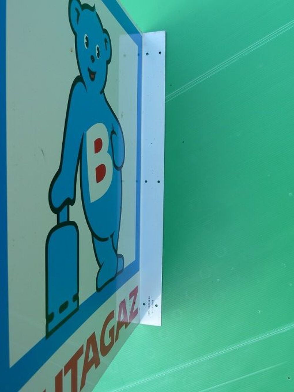 Plaque publicitaire BUTAGAZ 