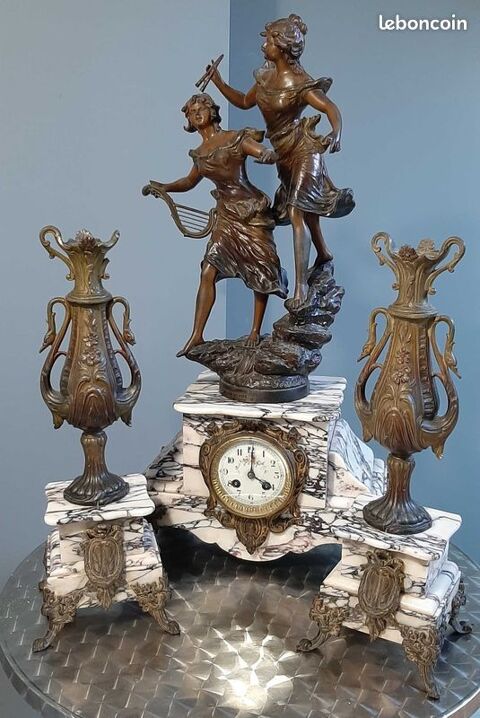 Pendule chemine avec chandeliers Go MAXIM 130 Le Beausset (83)