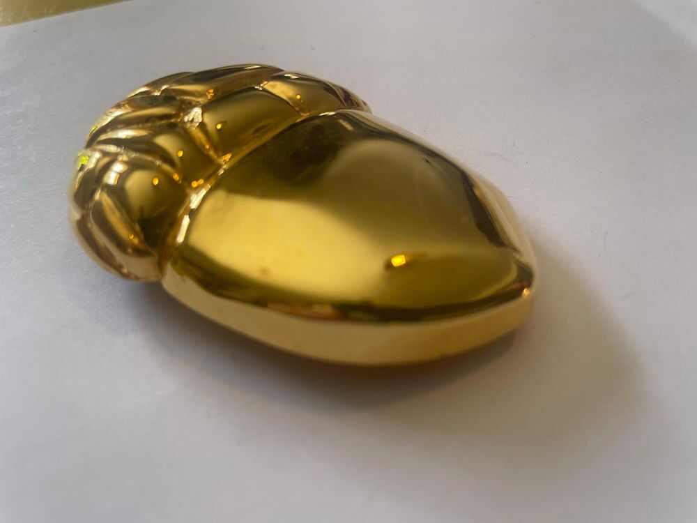 Superbe Broche gland GM dor&eacute;e Ines de La Fressange Bijoux et montres