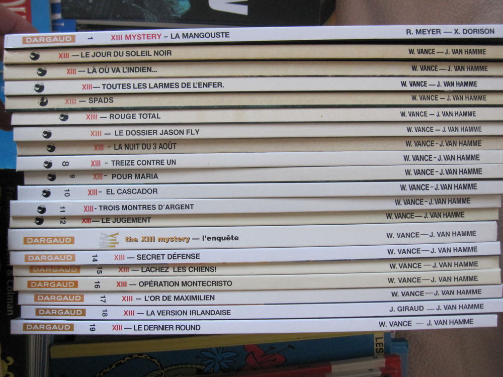 BD XIII Livres et BD