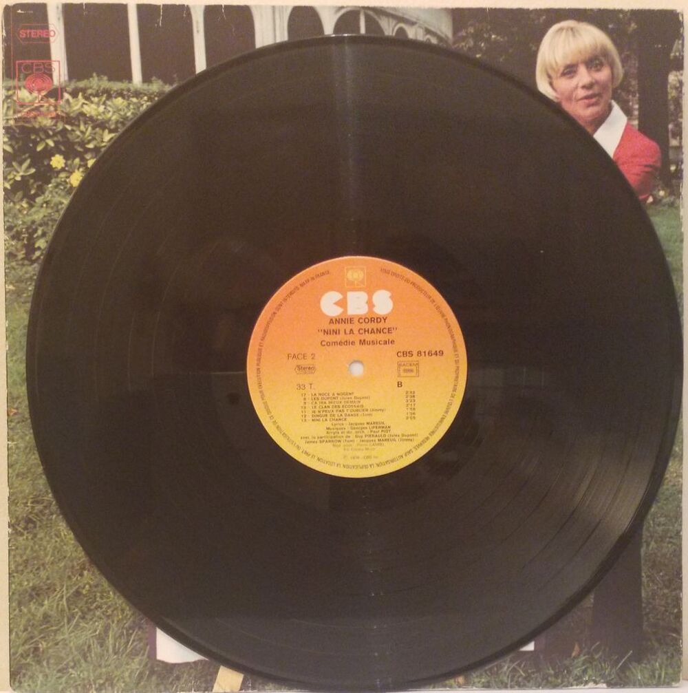 ANNIE CORDY Nini la Chance CD et vinyles