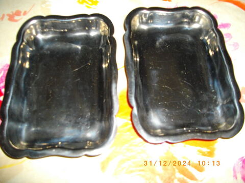 Deux plats creux rectangulaires en inox - 18 cm X 12 cm 16 Perros-Guirec (22)