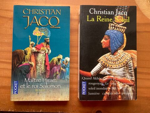2 livres de Christian Jacq 5 Les �glisottes-et-Chalaures (33)