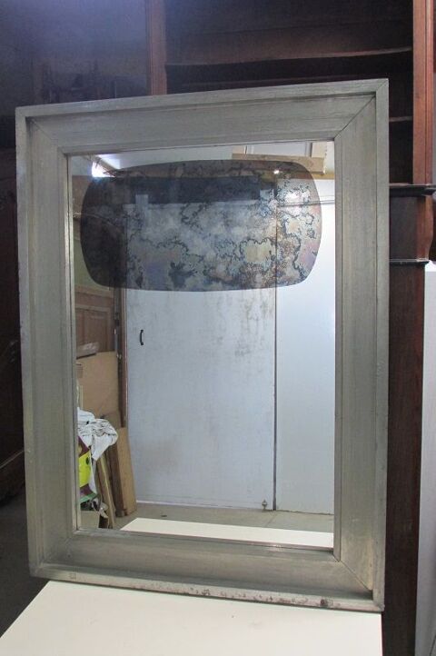 Miroir en �tain, avec motif grav� � l'acide. 150 Montauban (82)