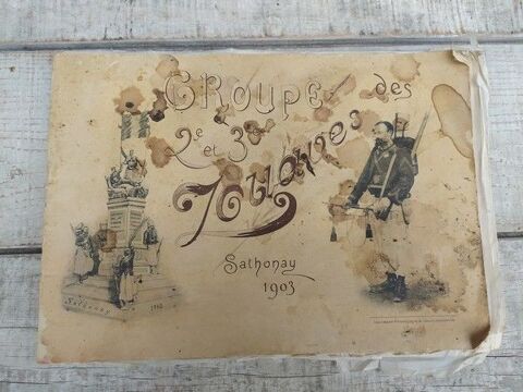 Album Photos Militaires 2me et 3me Zouaves Sathonay 1903 65 Loches (37)