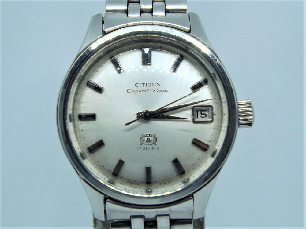 Citizen Crystal Date 5401 Automatic Parawater 1967 Bijoux et montres
