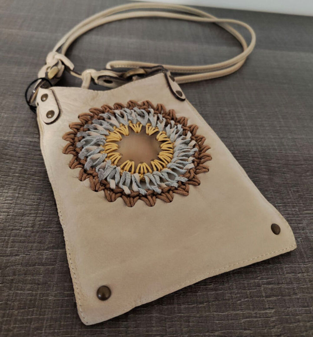 JAMIN PUECH Sac - Pochette en Cuir Chic et Original &gt; NEUF Maroquinerie
