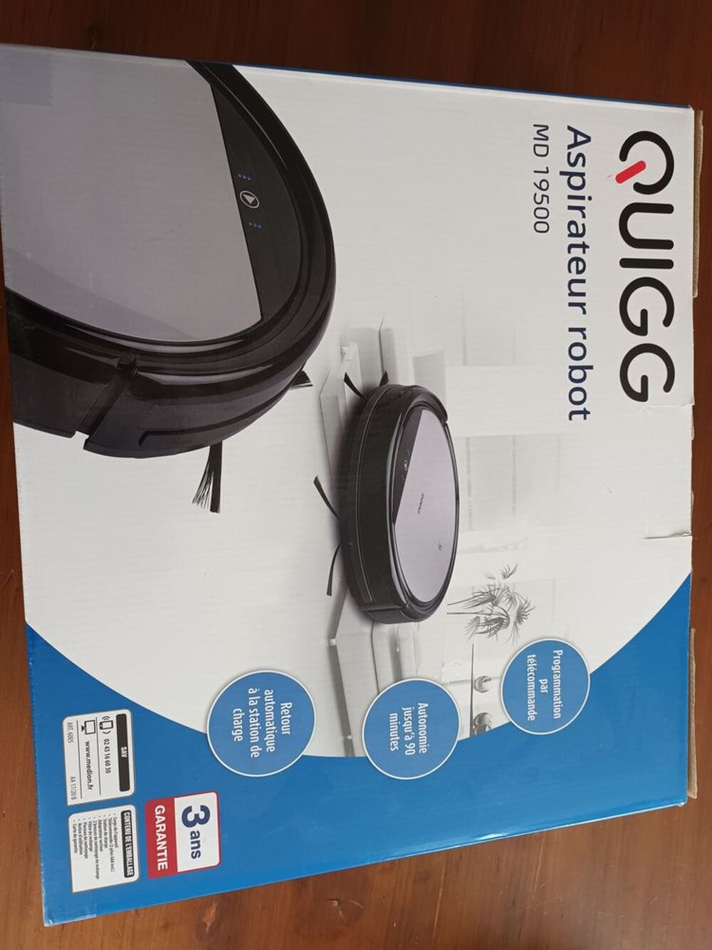 Aspirateur robot MD 19500 QUIGG Electroménager
