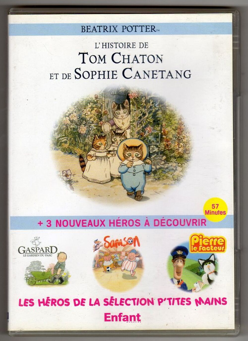 DVD ENFANTS 
LOT de 3 DVD et blu-ray