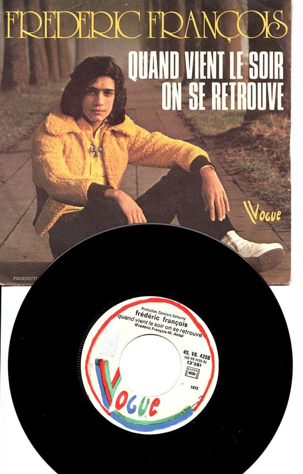 45 tours Fr&eacute;d&eacute;ric FRANCOIS CD et vinyles