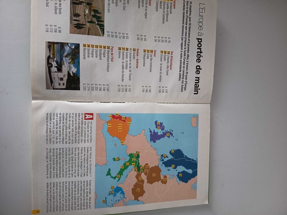 le guide Europe en camping car Livres et BD