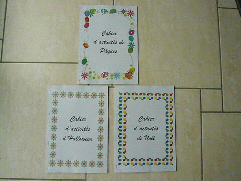 Cahier d'activités Pâques, Halloween ou Noël 3 Franqueville-Saint-Pierre (76)