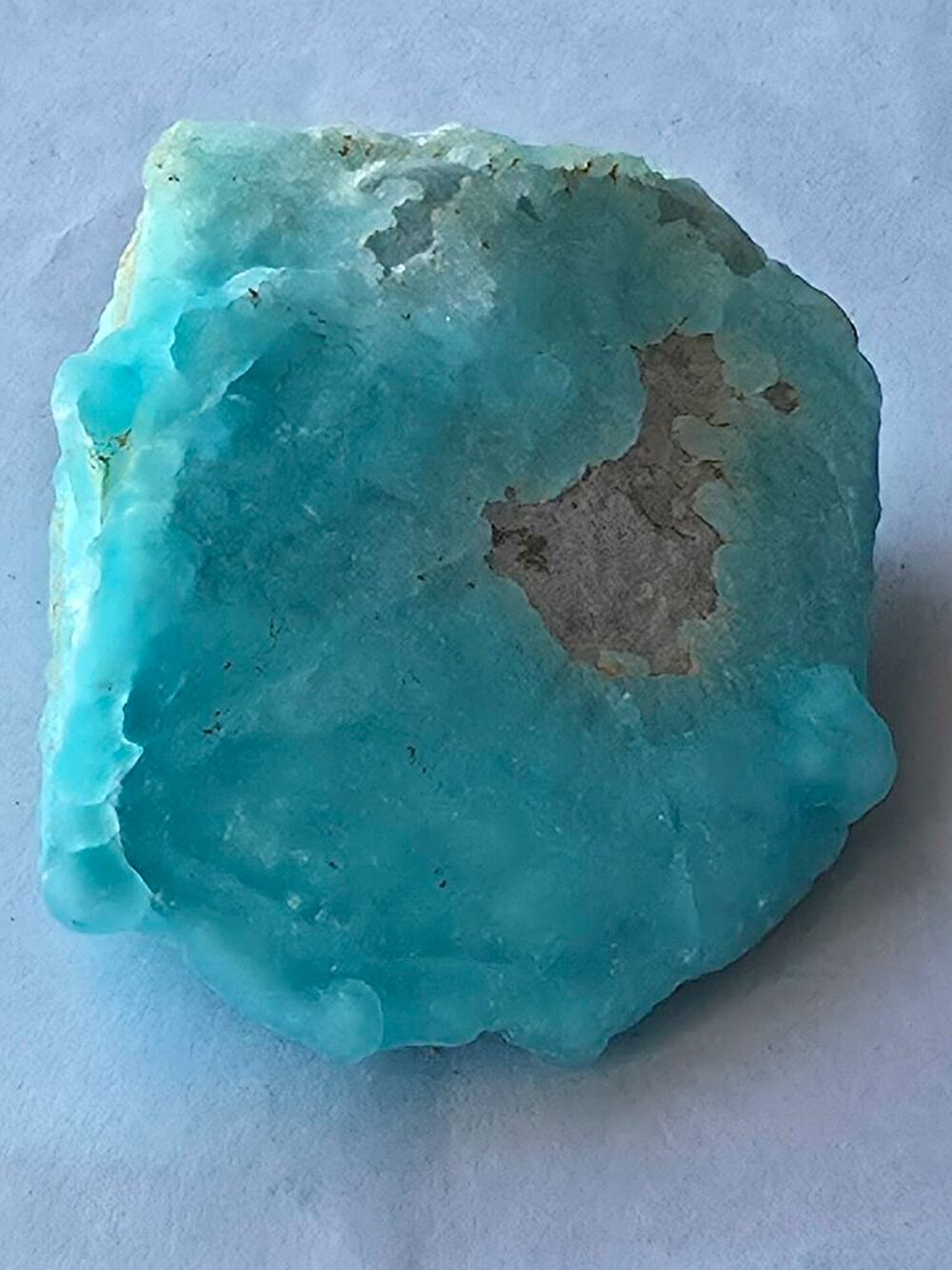 H&eacute;mimorphite Bleue Naturelle-Katanga, Congo-58g 