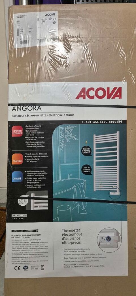 Radiateur s�che-serviettes �lectrique � fluide 500W 0 Bondoufle (91)