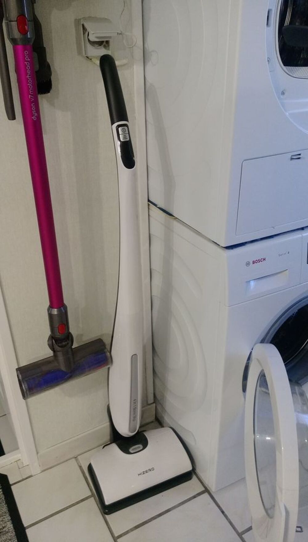 Balai aspirant lavant HIZERO 4in1 bionic mop Electroménager