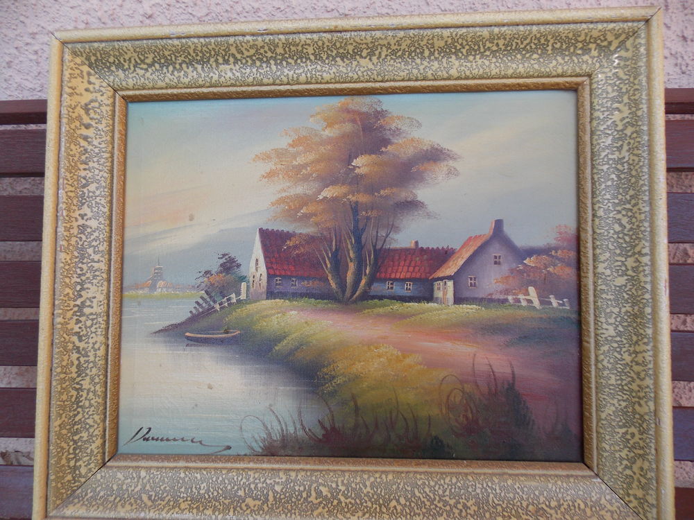 Tableau peinture huile sur toile Décoration