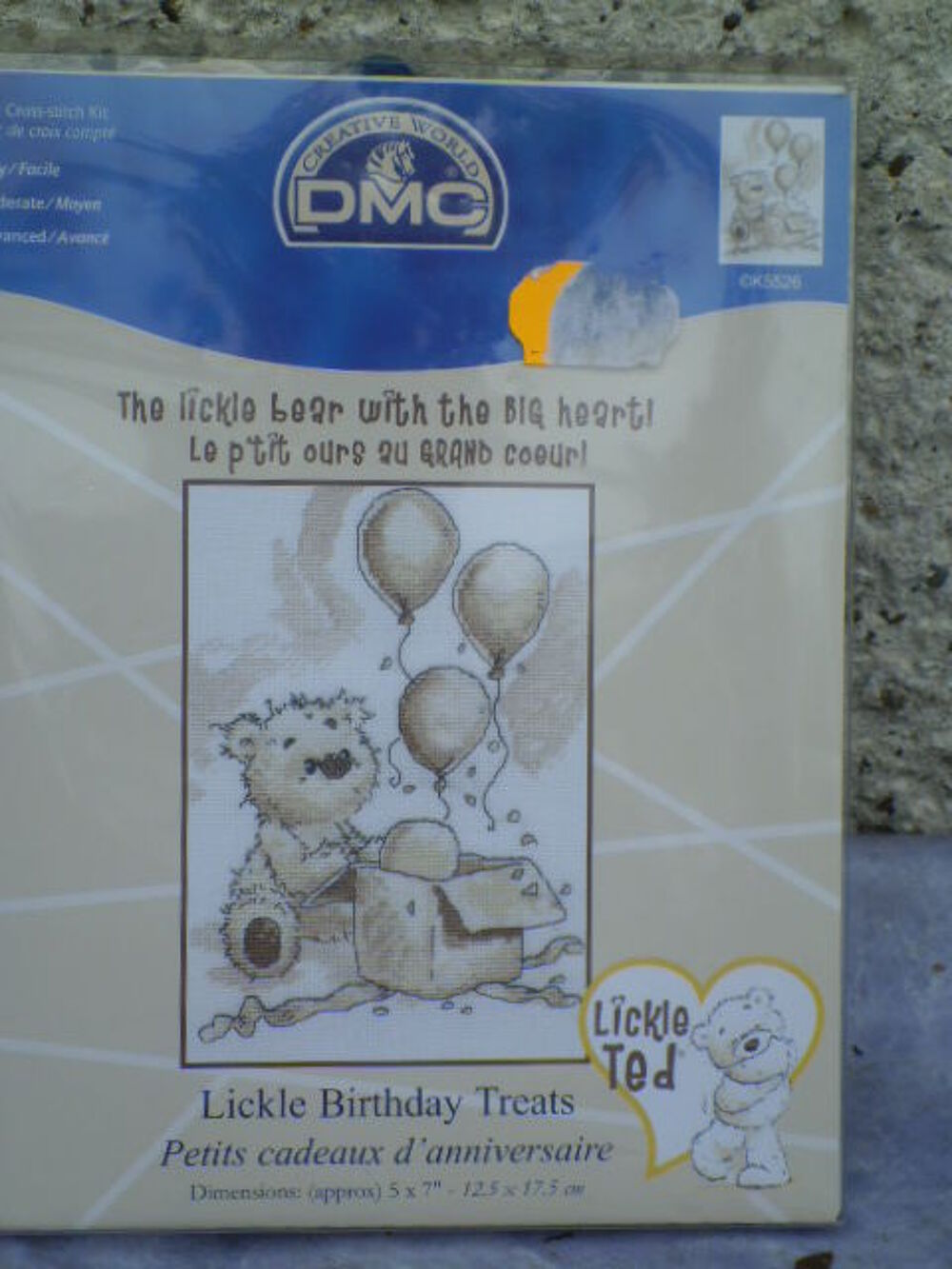 Broderie DMC LICKLE TED Décoration