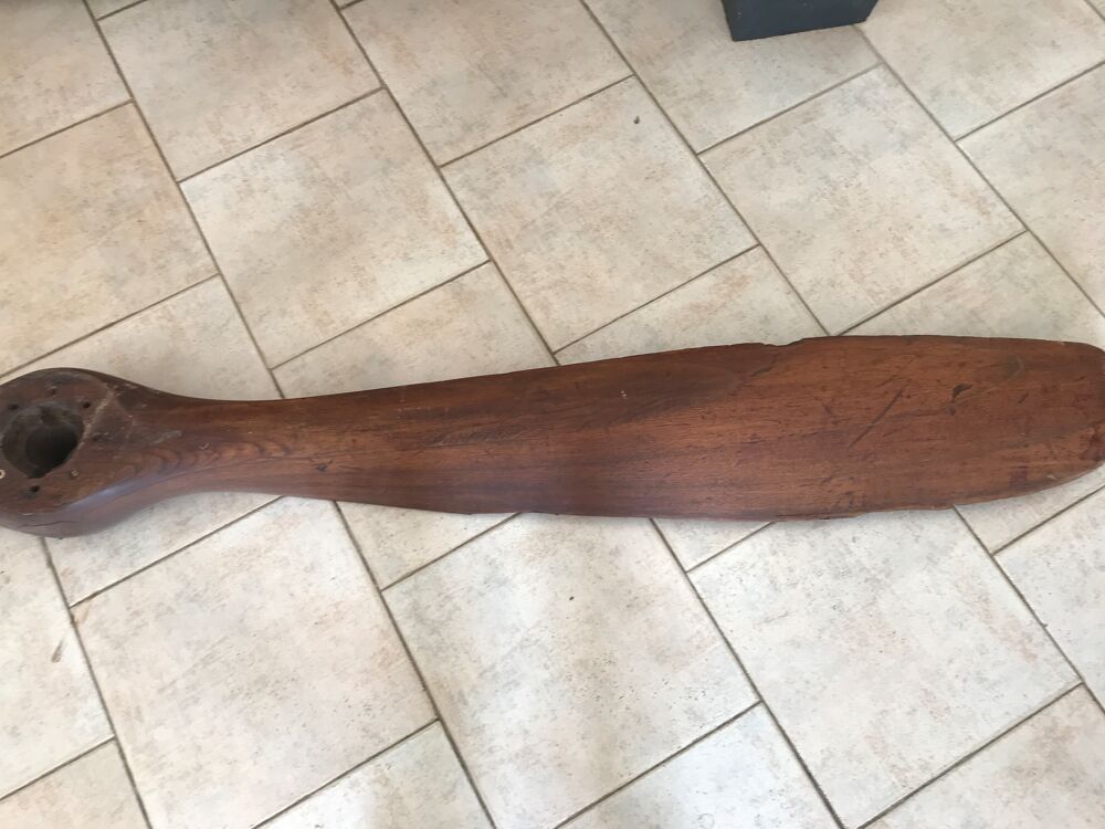 grande H&eacute;lice d'avion en bois Décoration