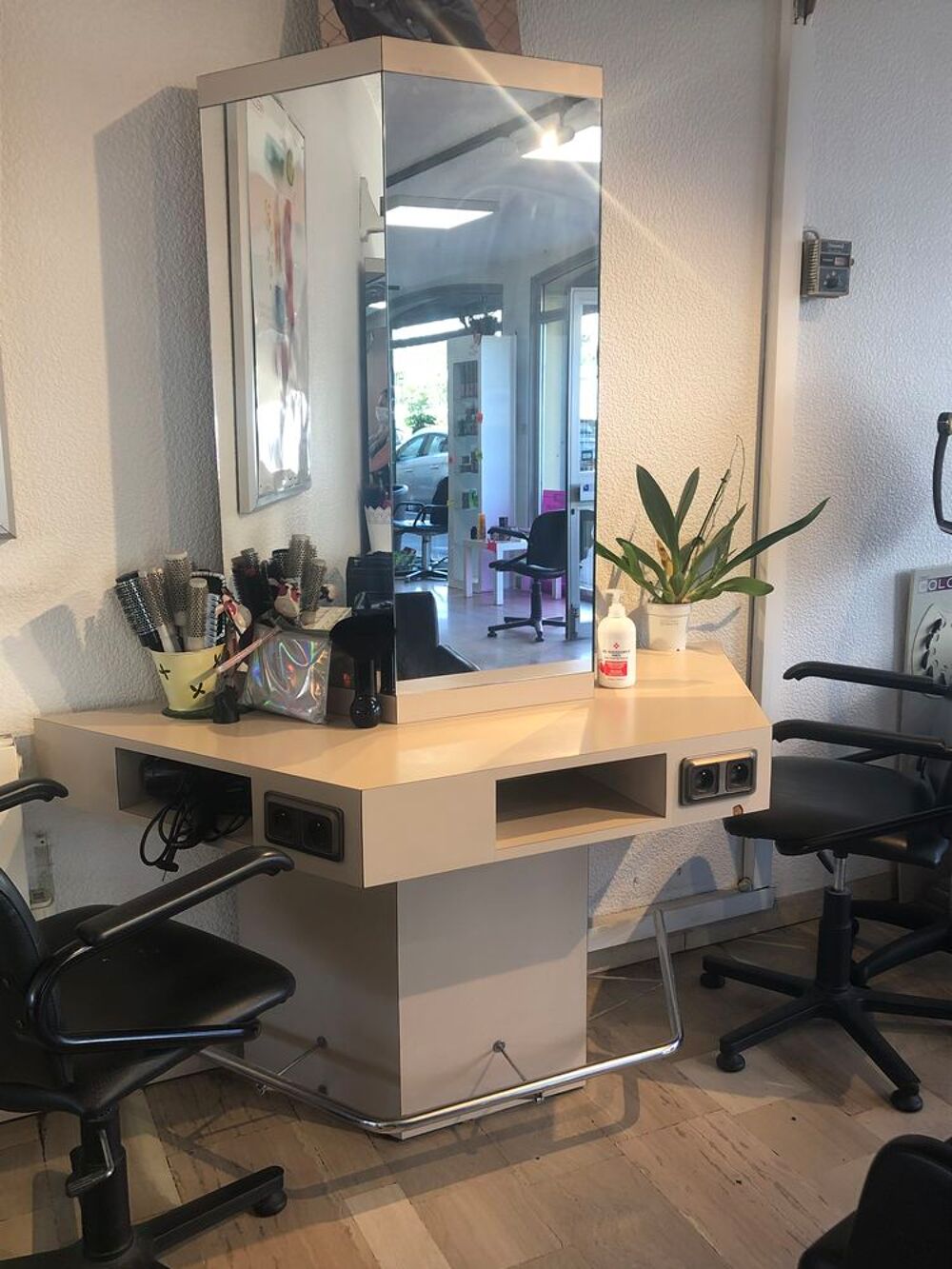 Meuble coiffeuse 3 places Meubles