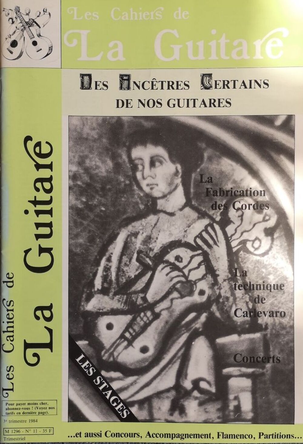 Les cahiers de la guitare Instruments de musique