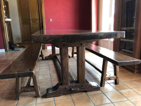 table avec 2 bancs 1000 Ville-Saint-Jacques (77)