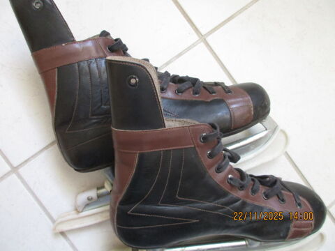 Anciens patins à glace en cuir 20 Mers-les-Bains (80)