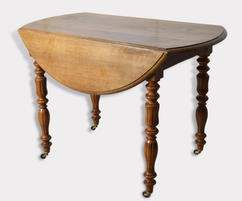 Table style Louis Philippe en Noyer XIXe  650 Paris 19 (75)