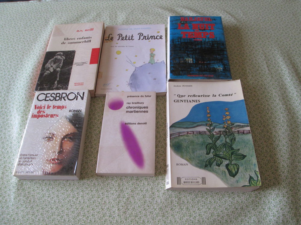 SCIENCE FICTION ROMANS ETC.... Livres et BD