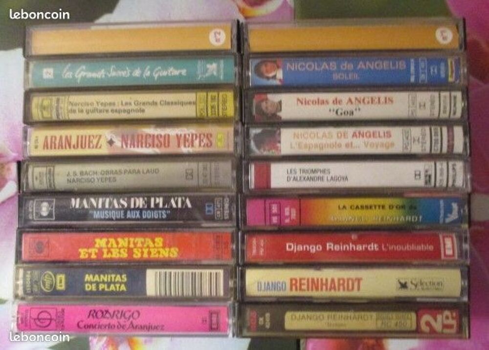 Cassettes audio " guitare-guitaristes " CD et vinyles