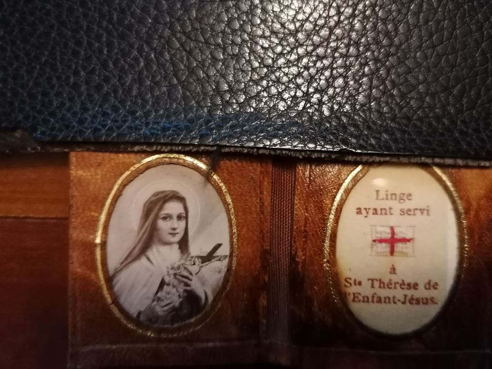 Image pieuse et calepin Ste Th&eacute;r&egrave;se 