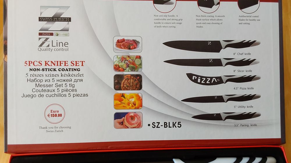 Coffret couteaux Cuisine