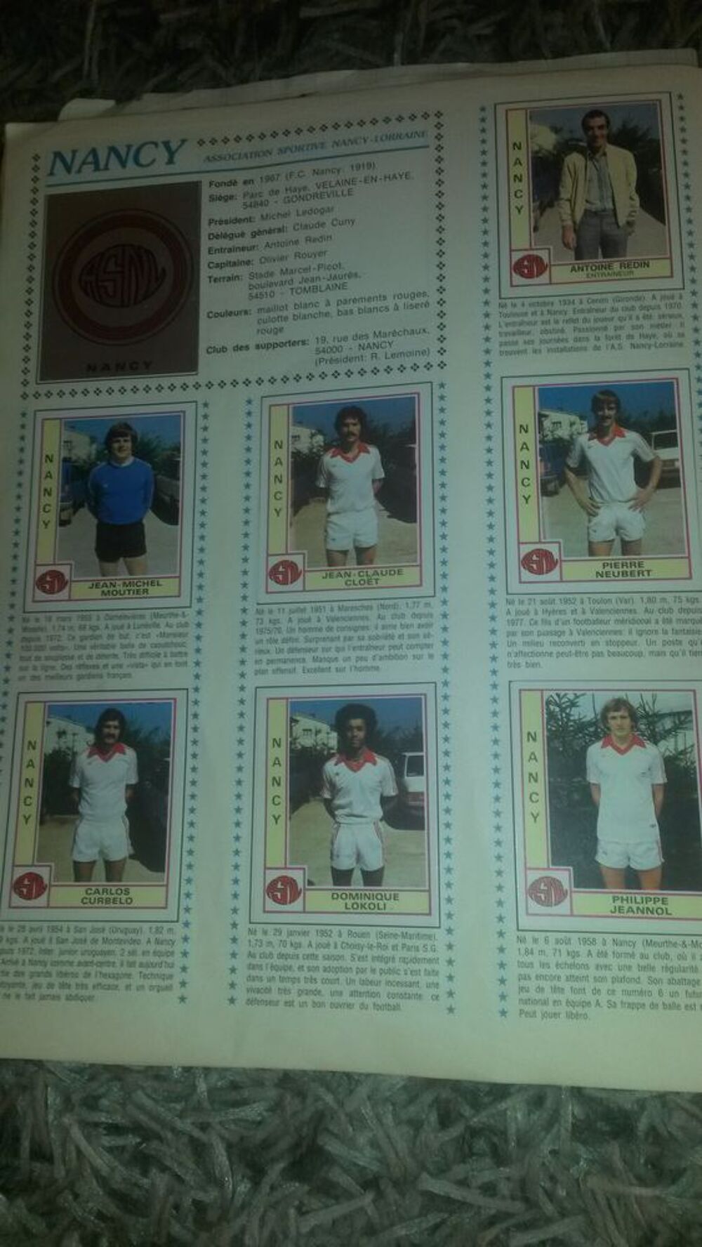 LIVRE Football Album Panini ann&eacute;e 1980 complet Livres et BD