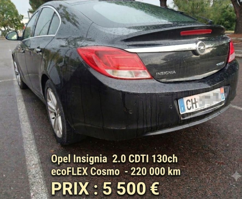 Insignia 2.0 CDTI - 130 FAP Cosmo 2012 occasion 31450 Montgiscard