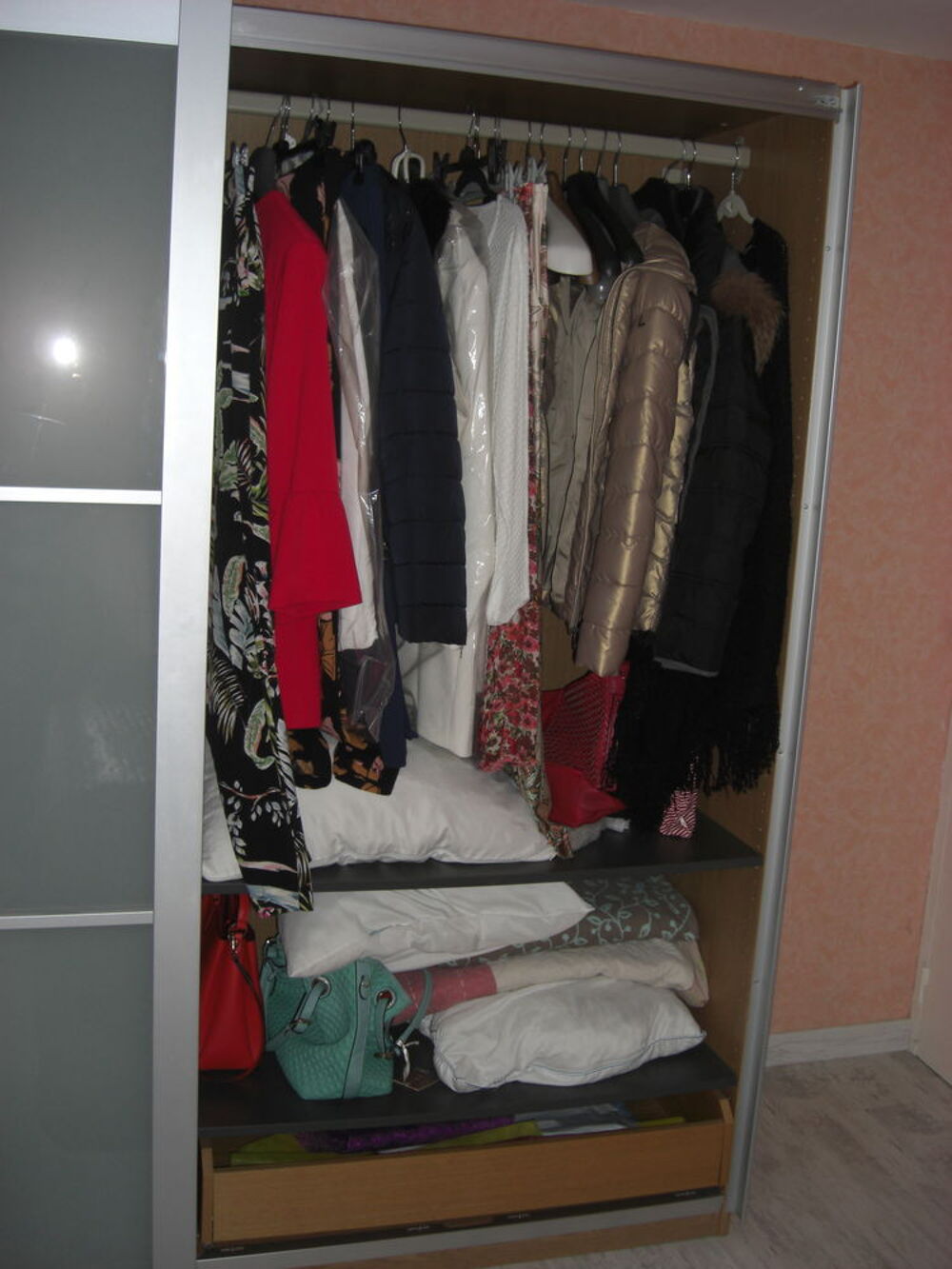 meuble penderie 2 portes coulissantes Meubles