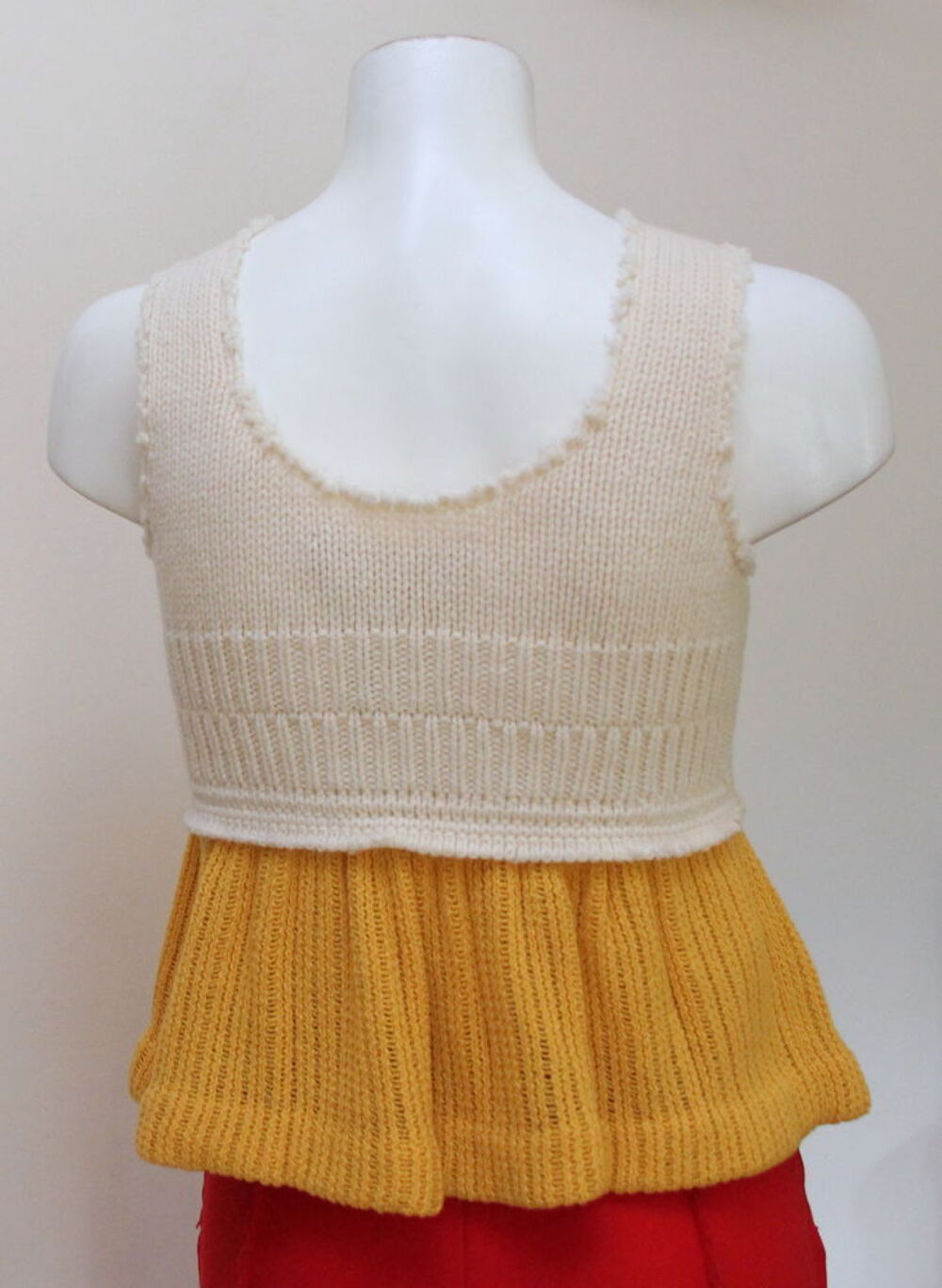 Top cropt laine et cachemire MARNI T.38 Vêtements